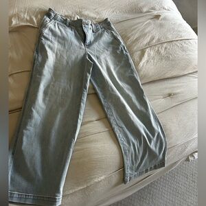 Lands' End Men's Relaxed Fit Gray Jeans